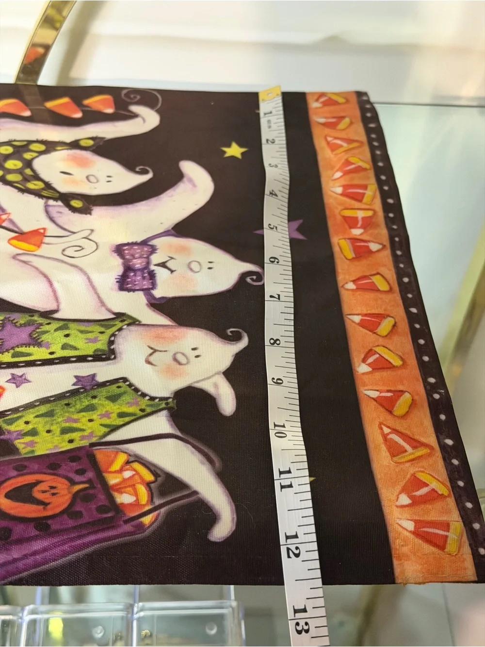 Vintage Halloween 'Trick or Treat' Ghost Flag